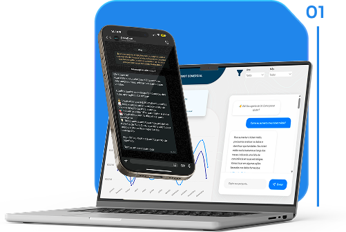 Dashboard em notebook